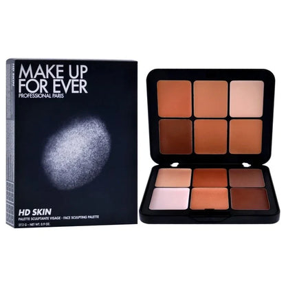 CSSV FILE HD Skin Sculpting Palette featuring multiple shades for contouring and highlighting in a sleek compact.