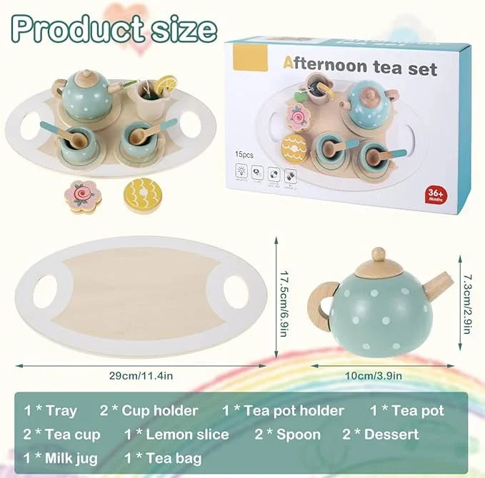 CSSV FILE afternoon tea set with teapot, cups, and saucers arranged on a table for a cozy tea time setting