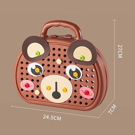 DIY Screw Puzzle Suitcase by CSSV FILE with interlocking screw pieces and a compact travel-friendly design.