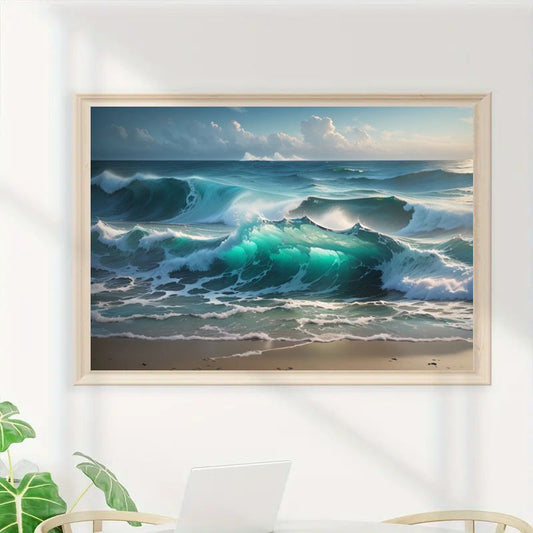 5DDIY Diamond Painting Set  Full Diamond Round Water Diamond Art