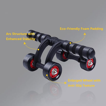 Two-wheel hand pusher from LORDEX FITNESS with sturdy handles, designed for exercise and fitness training.
