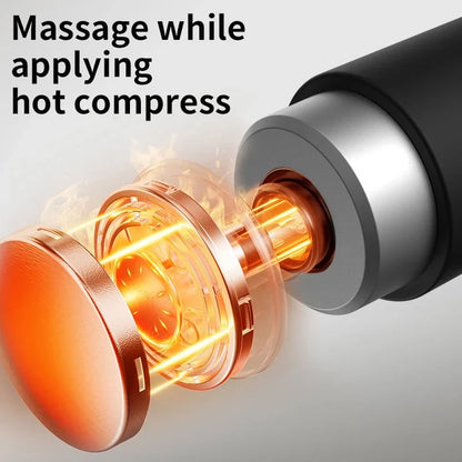CSSV FILE Muscle Massage Gun FH-820 with four interchangeable heads for deep tissue relaxation and muscle relief.