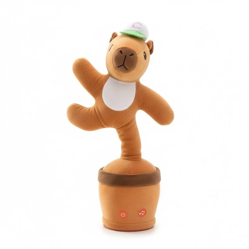 Soft, cuddly rechargeable plush toy by CSSV FILE featuring a colorful, huggable design ideal for children.